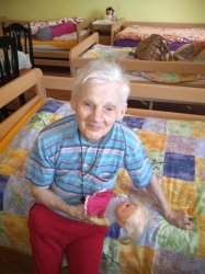 Prijímateľky z ležiaceho oddelenia