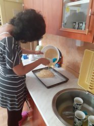 Piekol sa koláčik pre kamarátky