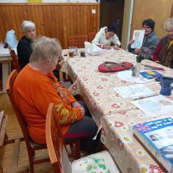 Príprava nástenky v rámci ergoterapie