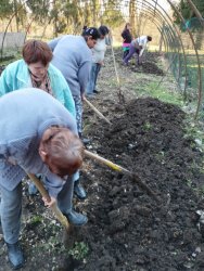 Naša pracovná terapia na čerstvom vzduchu
