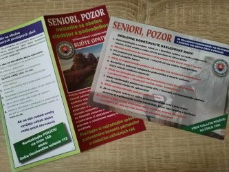 Prednáška policajtov z Obvodného oddelenia PZ -Veľký Blh