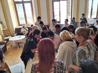 Prednáška policajtov z Obvodného oddelenia PZ -Veľký Blh