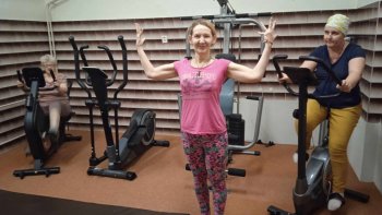 Naše ranné cvičenie v telocvični