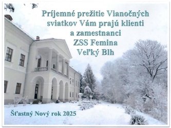 Vianočný pozdrav - ZSS FEMINA